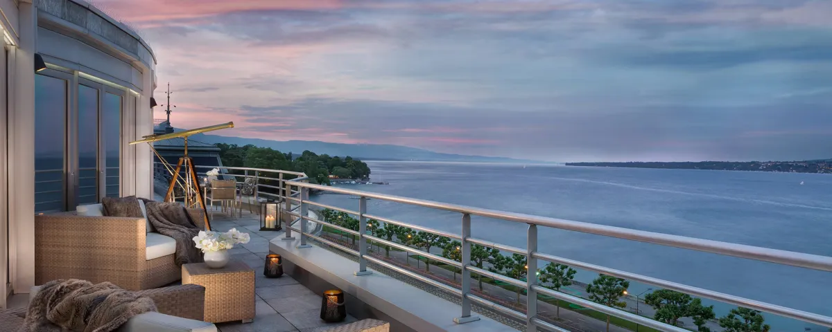 1. The Royal Penthouse Suite – Hotel President Wilson, Genève
